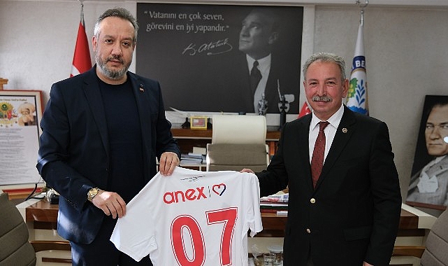 Antalyaspor Başkanı Sinan Boztepe’den Salihli Belediye Başkanı Mazlum Nurlu’ya Ziyaret- Forum Haber