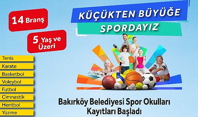 Bakırköy Belediyesi’nin Kış Spor Okulları Kayıtları Devam Ediyor- Forum Haber