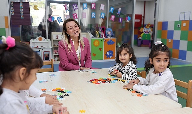 Başkan Mutlu, Oyun Evi’nin minikleriyle bir araya geldi     “Okul öncesi eğitim her çocuğun hakkı”- Forum Haber