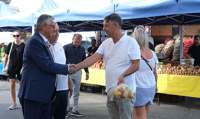 Başkan Topaloğlu pazar esnafıyla bir araya geldi- Forum Haber