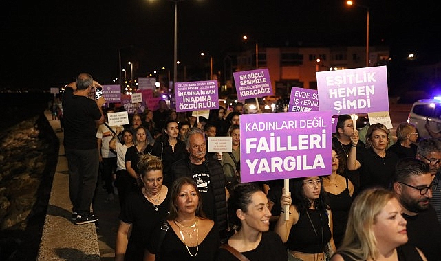 Güzelbahçe Şiddete Karşı Yürüdü- Forum Haber