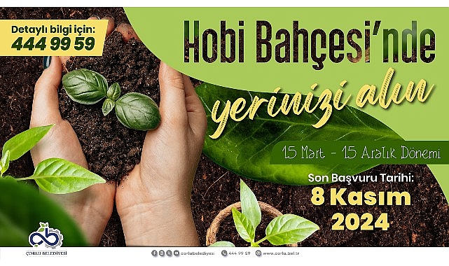 Hobi Bahçeleri Yeni Dönem Başvuruları Başladı- Forum Haber