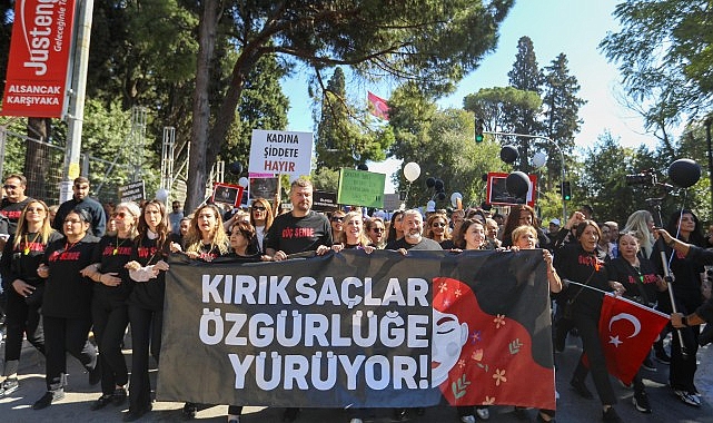 Kırık saçlar özgürlüğe Buca’da yürüdü- Forum Haber