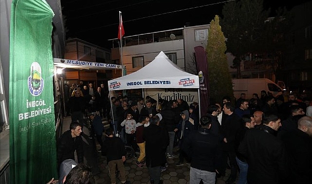 İnegöl Belediyesi’nden 2 Camide Kandil İkramı- Forum Haber