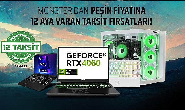Monster’dan mart ayına özel fırsat: Peşin fiyatına 12 taksitle yüksek performans  – Forum Haber
