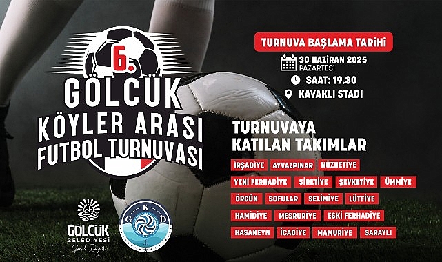 6. Gölcük Köyleri Arası Futbol Heyecanı Başlıyor- Forum Haber