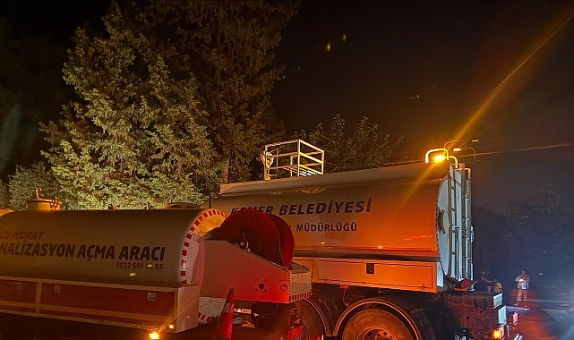 Kemer’de trafo yangını- Forum Haber