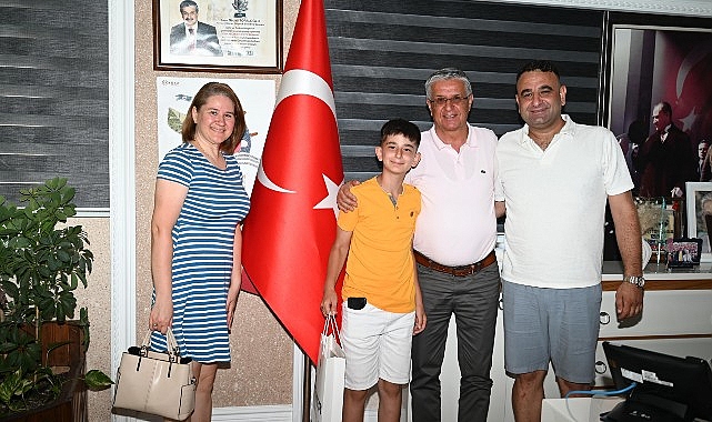 Minik Gögeş, Başkan Topaloğlu ile tanışmaya geldi- Forum Haber