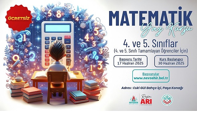 Nevşehir Belediyesi’nden Matematik Yaz Kursu- Forum Haber