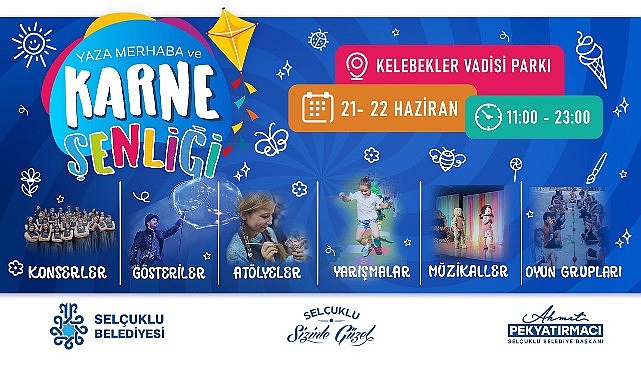 Selçuklu Belediyesi’nden Çocuklara Özel Karne Şenliği- Forum Haber