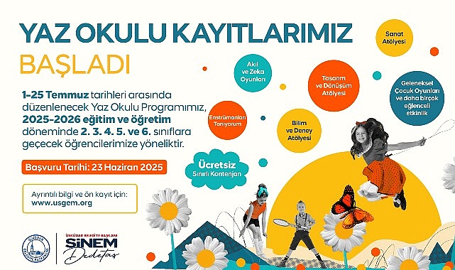 Üsküdar Belediyesi Yaz Okulu Kayıtları Başladı- Forum Haber