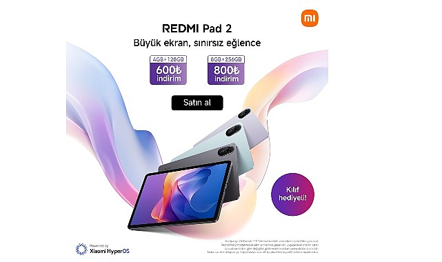 Xiaomi, Redmi Pad 2 Serisi ile Eğlenceyi Yeni Bir Boyuta Taşıyor: Daha Canlı, Daha Gerçek- Forum Haber