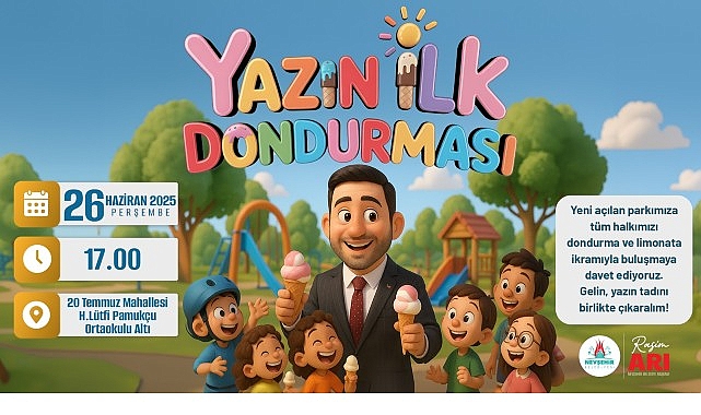 “Yazın İlk Dondurması” Rasim Başkan’dan- Forum Haber