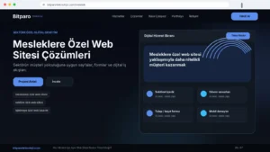 bitparoteknoloji.com: Her Meslek İçin Aynı Web Sitesi Neden Yeterli Değil?