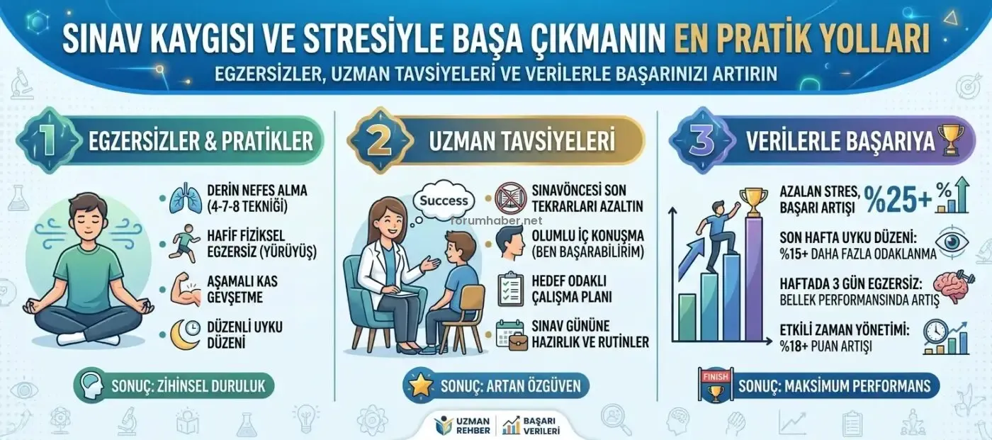 Sınav Kaygısı Nasıl Yenilir? Uzmanlardan Etkili Stratejiler