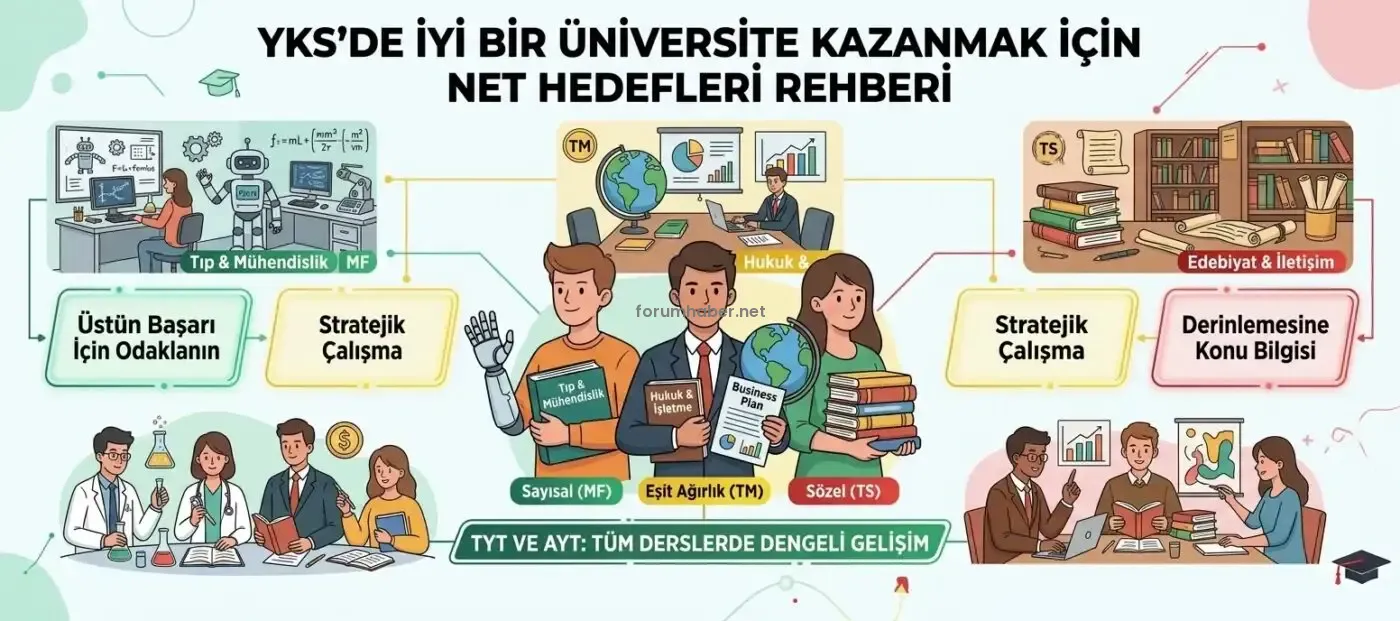 Tıp, Hukuk ve Mühendislik İçin YKS’de Kaç Net Gerekiyor?